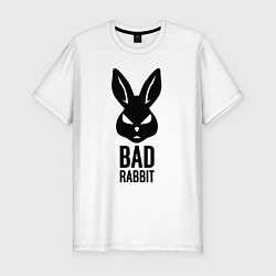 Футболка slim-fit Bad rabbit, цвет: белый