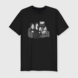 Футболка slim-fit Addams x Simpsons, цвет: черный