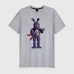 Футболка slim-fit Бонни, цвет: меланж