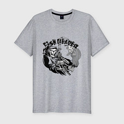 Мужская slim-футболка Fish reaper