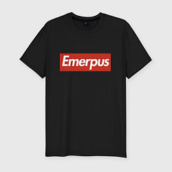 Мужская slim-футболка Emerpus - joke