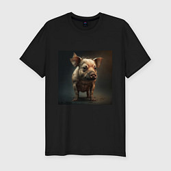 Мужская slim-футболка Гроза улиц