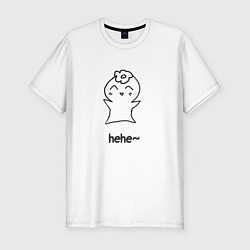 Мужская slim-футболка Hehetmon