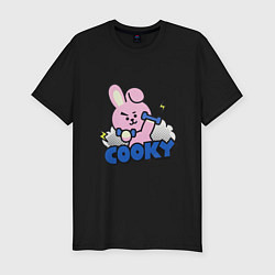Мужская slim-футболка Cooky BT21 Jungkook