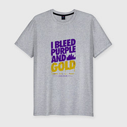 Мужская slim-футболка Lakers nation