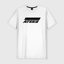 Мужская slim-футболка Ateez big logo