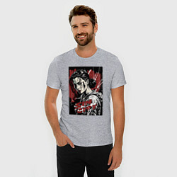 Футболка slim-fit Girl Sin City, цвет: меланж — фото 2