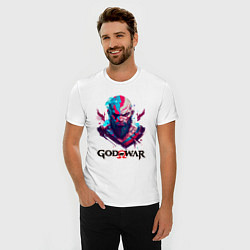 Футболка slim-fit God of War, Kratos, цвет: белый — фото 2