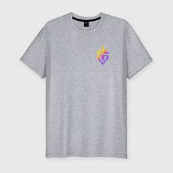 Футболка slim-fit Big bang color, цвет: меланж