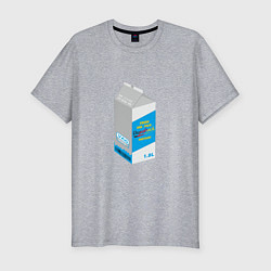 Мужская slim-футболка Milk one pack vagodroch