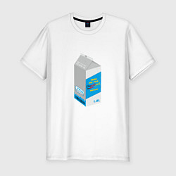 Мужская slim-футболка Milk one pack vagodroch
