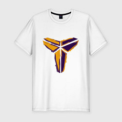 Мужская slim-футболка Kobe logo