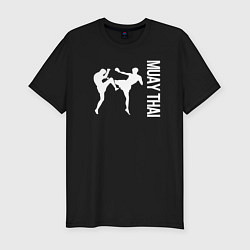 Мужская slim-футболка Muay Thai
