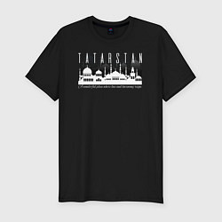 Футболка slim-fit Tatarstan, цвет: черный