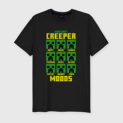 Мужская slim-футболка Minecraft состояния
