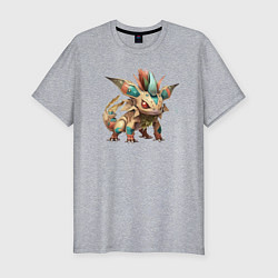 Мужская slim-футболка Зверёк аниме