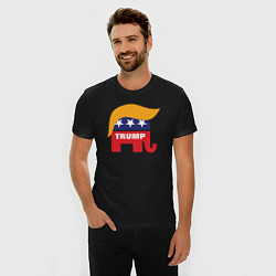 Футболка slim-fit Trump elephant, цвет: черный — фото 2
