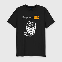 Мужская slim-футболка Popocorn hub