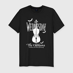 Мужская slim-футболка Wednesday Adams