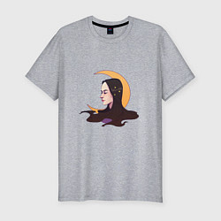 Футболка slim-fit Maria Moon, цвет: меланж
