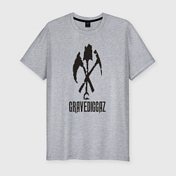 Футболка slim-fit Gravediggaz style, цвет: меланж