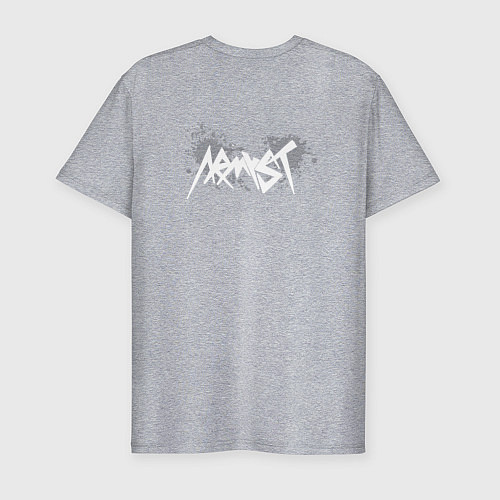 Мужская slim-футболка Armyst jk BTS / Меланж – фото 2