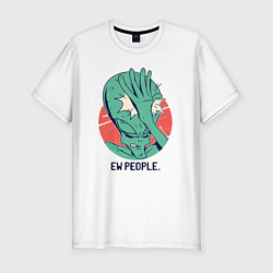 Мужская slim-футболка Ew people