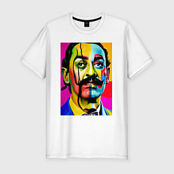 Футболка slim-fit Salvador Dali, цвет: белый