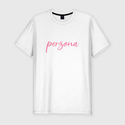 Футболка slim-fit Persona, цвет: белый