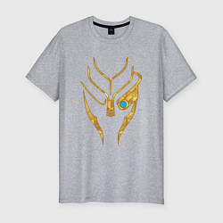Футболка slim-fit Mass Effect Garrus, цвет: меланж