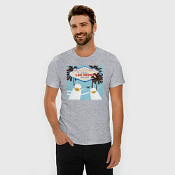 Футболка slim-fit Чайки на курорте, цвет: меланж — фото 2