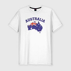 Мужская slim-футболка Australia