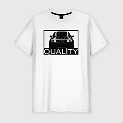 Футболка slim-fit BMW quality, цвет: белый