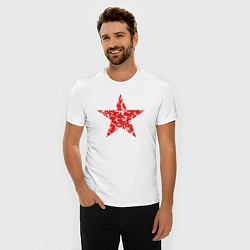 Футболка slim-fit Star USSR, цвет: белый — фото 2