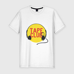 Футболка slim-fit Tape club, цвет: белый