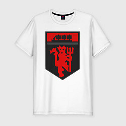 Мужская slim-футболка Manchester logo