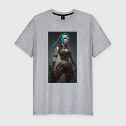 Футболка slim-fit Fantasy Jinx, цвет: меланж