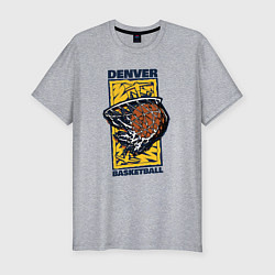 Мужская slim-футболка Denver splash