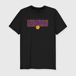 Футболка slim-fit Team Lakers, цвет: черный