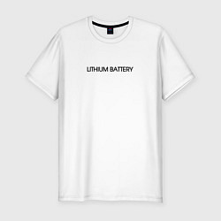 Мужская slim-футболка Lithium Battery