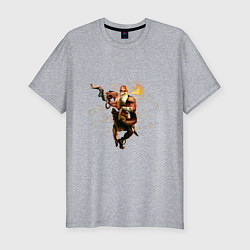 Мужская slim-футболка Street Fighter 6 Dhalsim