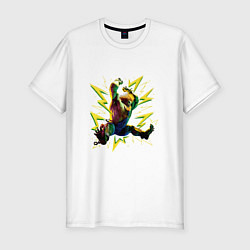 Футболка slim-fit Street Fighter 6 Blanka, цвет: белый