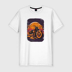 Футболка slim-fit Vintage Harley Tribute, цвет: белый