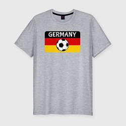 Мужская slim-футболка Football Germany