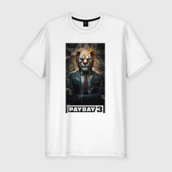 Футболка slim-fit Lion payday 3, цвет: белый