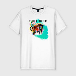 Футболка slim-fit Street Fighter Kimberly, цвет: белый