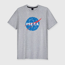 Мужская slim-футболка Pizza