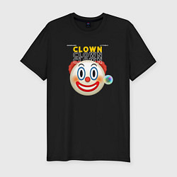Мужская slim-футболка Litterly Clown