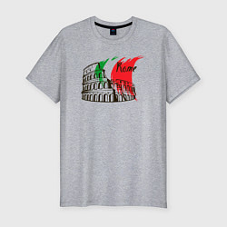 Мужская slim-футболка Рим Италия