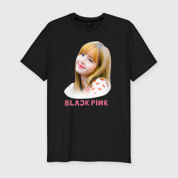 Мужская slim-футболка Lisa Blackpink